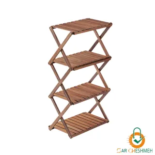 قفسه چوبی تاشو کمپینگ نیچرهایک مدل NH20JJ016
