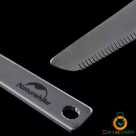 ست سه تکه قاشق و چنگال تیتانیومی نیچرهایک مدل NH19T011-D