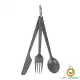 ست سه تکه قاشق و چنگال تیتانیومی نیچرهایک مدل NH19T011-D