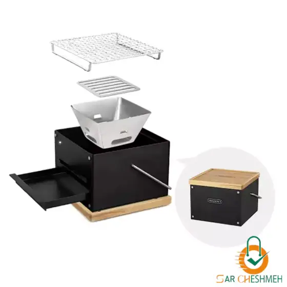اجاق هیزمی و گریل رومیزی نیچرهایک مدل CNK2300CF010