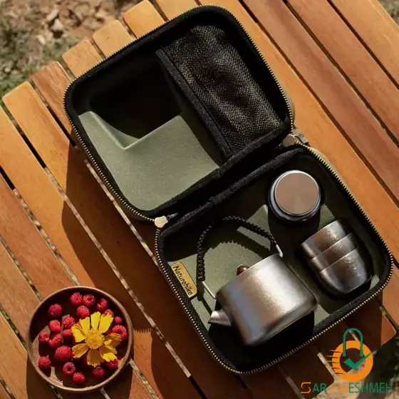 ست ظروف چای و قهوه خوری تیتانیوم نیچرهایک مدل NH20CJ007‏