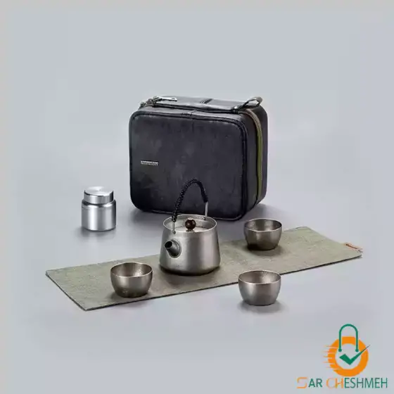 ست ظروف چای و قهوه خوری تیتانیوم نیچرهایک مدل NH20CJ007‏