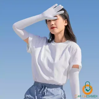 دستکش ساقدار ضد آفتاب نیچرهایک مدل NH21FS001