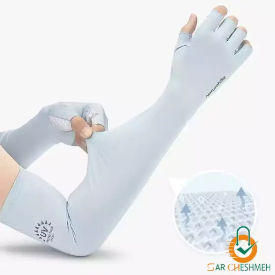 دستکش ساقدار ضد آفتاب نیچرهایک مدل NH21FS001