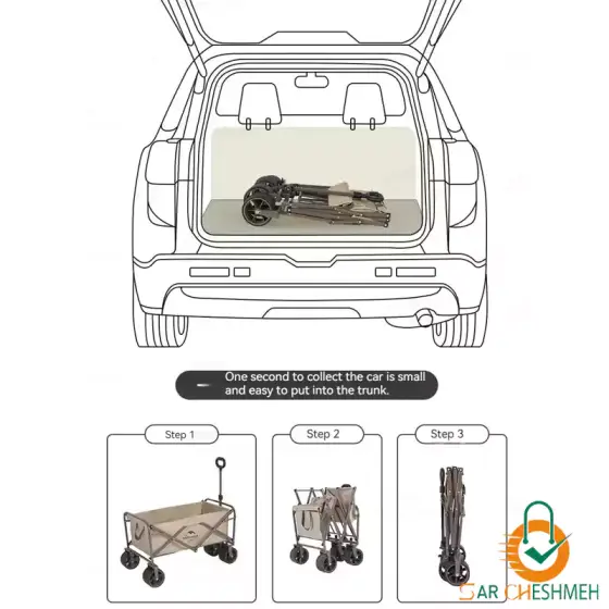 چرخ دستی تاشو نیچرهایک مدل NH19PJ001