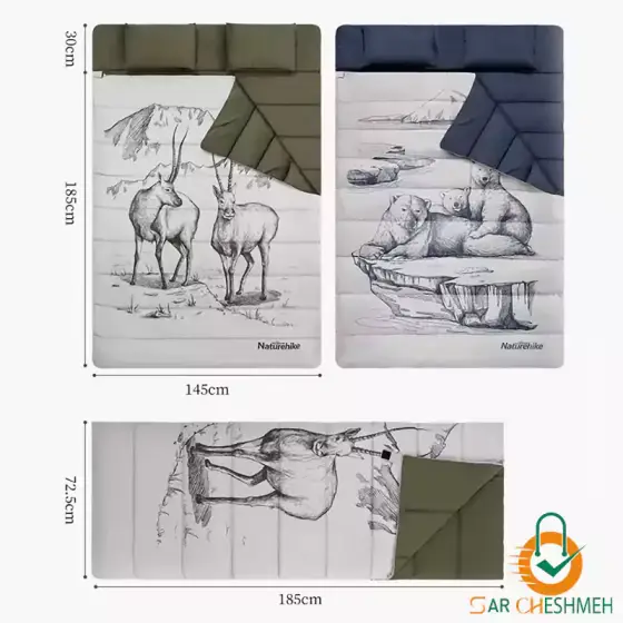 کیسه خواب دو نفره نیچرهایک مدل NH21MSD06