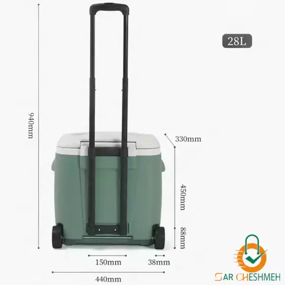 کول باکس چرخ دار نیچرهایک مدل NH20SJ021