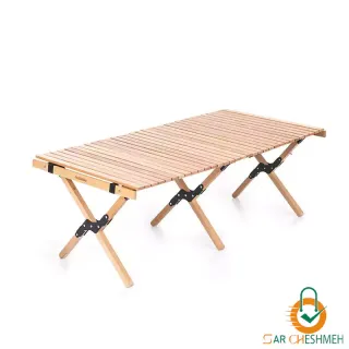 میز تاشو چوبی کمپینگ نیچرهایک مدل NH19JJ009