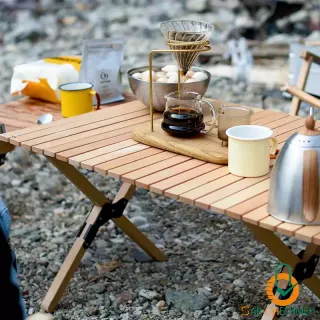 میز تاشو چوبی کمپینگ نیچرهایک مدل NH19JJ009