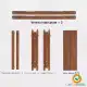 میز تاشو چوبی چندکاره نیچرهایک مدل NH20JJ037