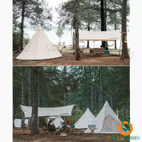 چادر هرمی سرخپوستی Profound 9.6 نیچرهایک مدل NH20ZP002