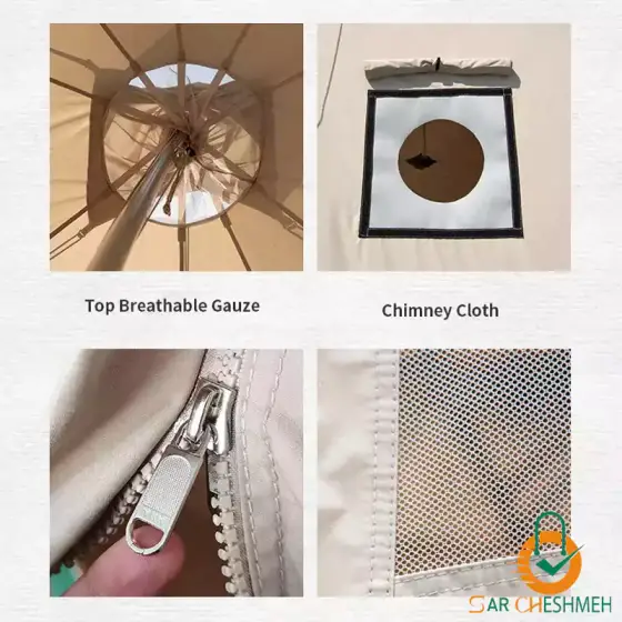 چادر هرمی سرخپوستی Profound 9.6 نیچرهایک مدل NH20ZP002