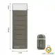 کیسه خواب یک نفره کلاه دار نیچرهایک مدل CNK2300SD016