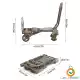 چرخ دستی تاشو کمپینگ نیچرهایک مدل CNH22JU024