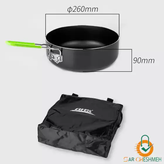 تابه دسته تاشو بی آر اس مدل BRS-P26