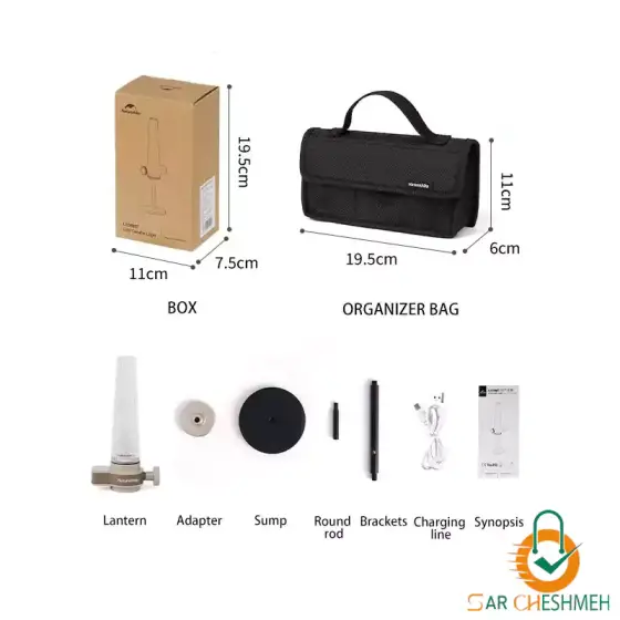 چراغ LED طرح شمع نیچرهایک مدل CNK2300DQ014