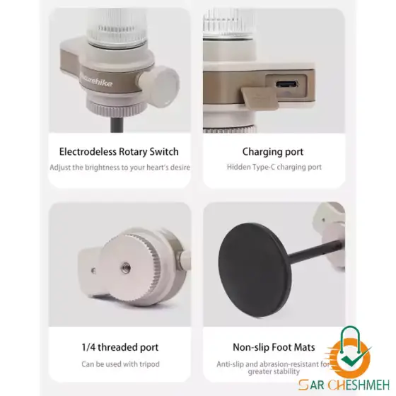 چراغ LED طرح شمع نیچرهایک مدل CNK2300DQ014