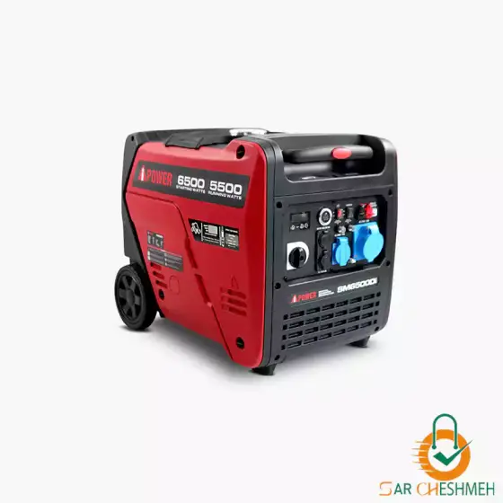 موتور برق سایلنت بنزینی 6500 وات آی پاور مدل SM6500Di