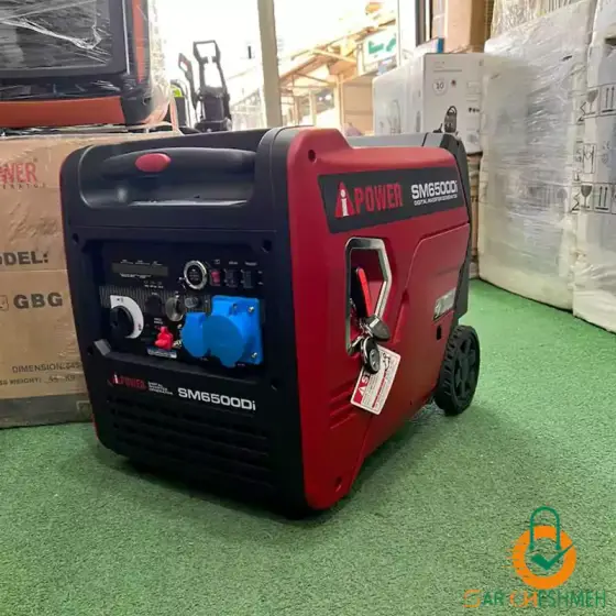 موتور برق سایلنت بنزینی 6500 وات آی پاور مدل SM6500Di