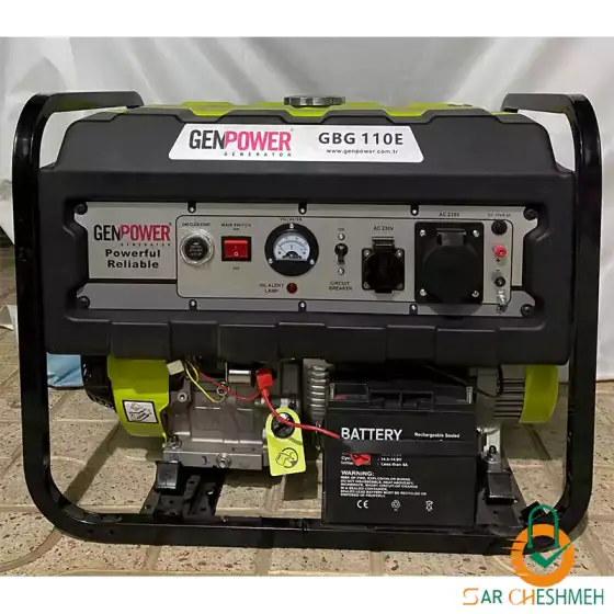 موتور برق بنزینی 11000 وات جن پاور مدل GBG110E