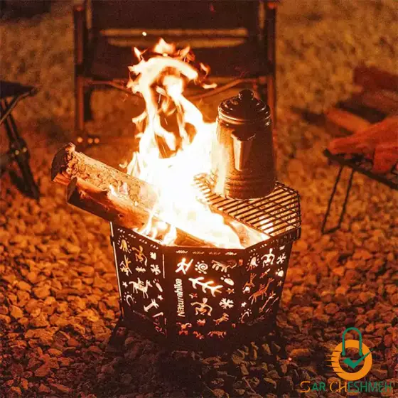 اجاق هیزمی تاشو کمپینگ نیچرهایک مدل CNH22CJ036