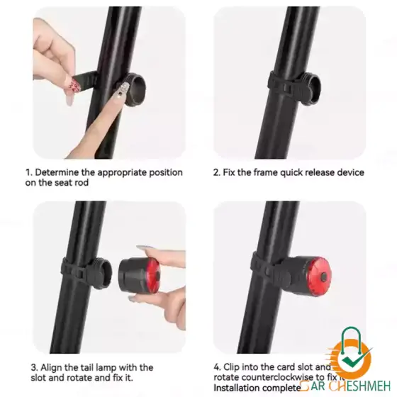 چراغ عقب دوچرخه بلک داگ مدل CBD2450ZM018