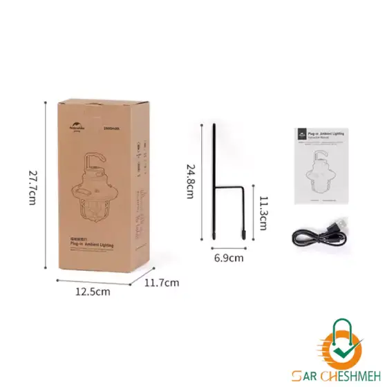 چراغ فانوسی شارژی نیچرهایک مدل CNH22DQ029