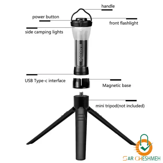 چراغ قوه چندکاره بلک داگ مدل BD-LYD006