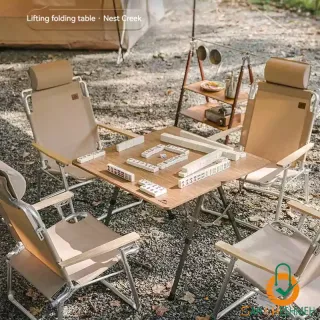 میز تاشو با ارتفاع قابل تنظیم نیچرهایک مدل CNH22JU054