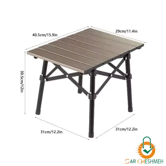 میز آلومنیومی تاشو نیچرهایک مدل CNH22JU050