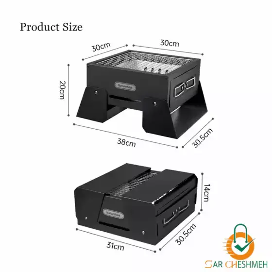 باربیکیو زغالی نیچرهایک مدل CNK2450CF017