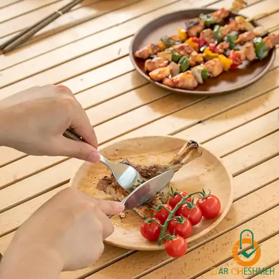 بشقاب چوبی کمپینگ نیچرهایک مدل NH20CJ013