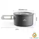 ست ظروف سه تکه پخت و پز نیچرهایک مدل CNK2450CF010
