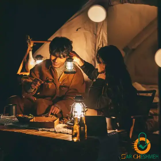 چراغ فانوسی شارژی نیچرهایک مدل NH21ZM010