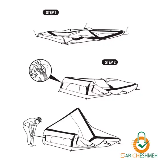 چادر بادی گلمپینگ نیچرهایک مدل NH20ZP009