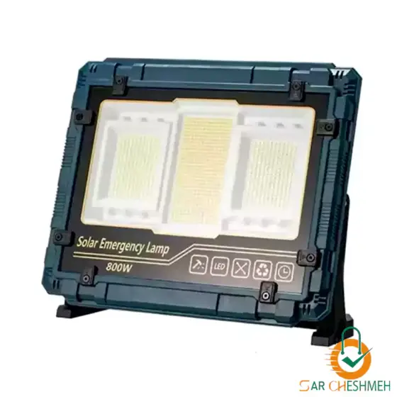 پروژکتور شارژی خورشیدی اسمال سان 800 وات مدل W8121-3