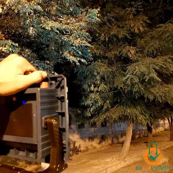 پروژکتور شارژی خورشیدی 200 وات مدل W8121-1