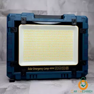 پروژکتور شارژی خورشیدی 400 وات اسمال سان مدل W8109-2