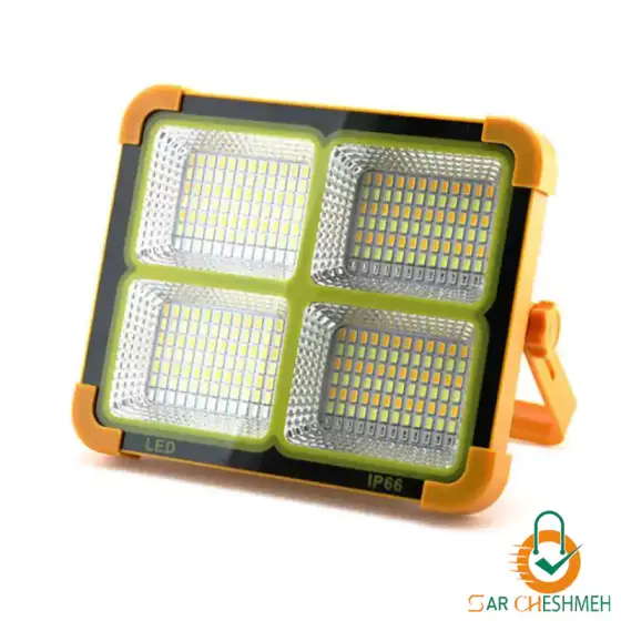 چراغ پروژکتور شارژی خورشیدی 1000 وات اسمال سان مدل SL-D8