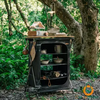 میز تاشو آشپزخانه چوبی کمپینگ نیچرهایک مدل NH22JU015