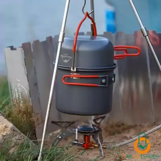 ست ظروف چهار تکه کمپینگ نیچرهایک مدل NH18T018-G
