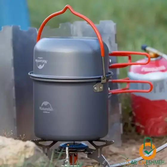 ست ظروف چهار تکه کمپینگ نیچرهایک مدل NH18T018-G