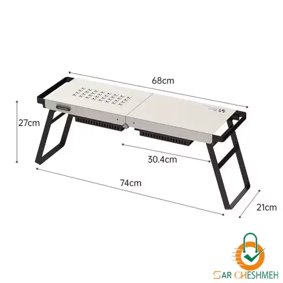 میز باربیکیو تاشو نیچرهایک مدل CNK2300013