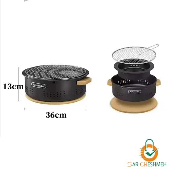 اجاق رومیزی گرد هیزمی نیچرهایک مدل CNK2550CF010
