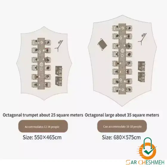 سایبان تارپ کمپینگ نیچرهایک مدل C2350WS010