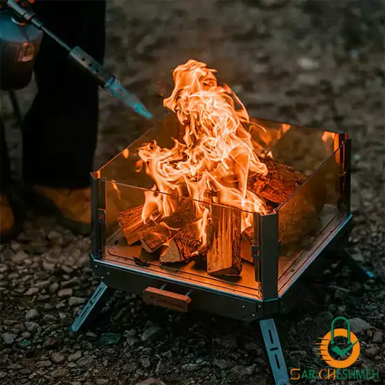 آتشدان و اجاق هیزمی تاشو نیچرهایک مدل CNK2450CF028