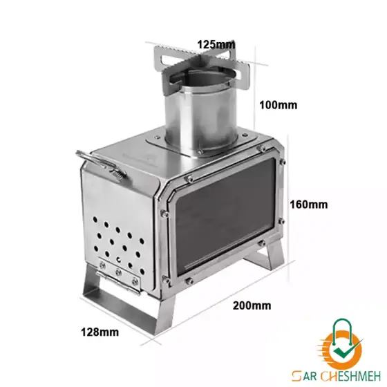 بخاری هیزمی کمپینگ ماونتین هایکر مدل SZK803