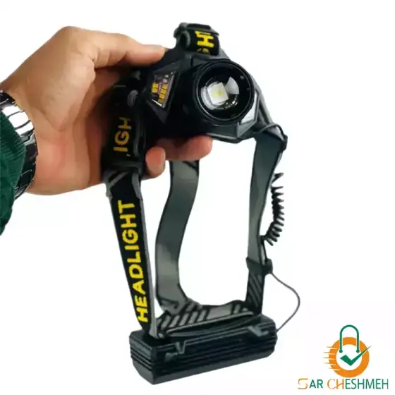 چراغ پیشانی سنسوردار دو نور اسمال سان مدل ZY-T503B