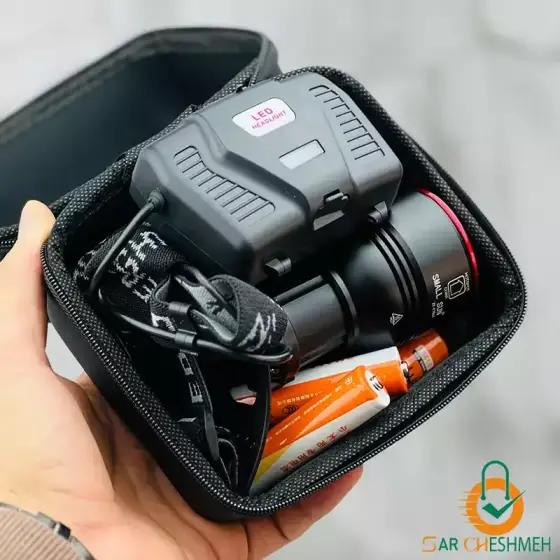 چراغ پیشانی زوم دار اسمال سان مدل ZY-F786T