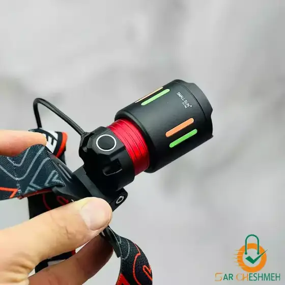 چراغ پیشانی زوم دار اسمال سان مدل ZY-T62